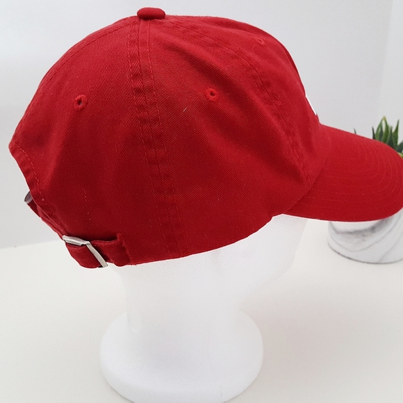 Puma❤Red Cotton Cap/Hat W/ Curved Brim Adjustable Size - Picture 4 of 10